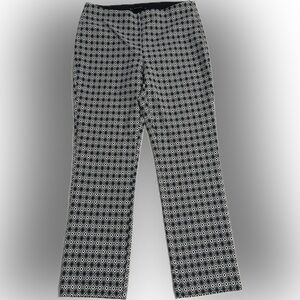 Zara Geometric Pattern Work Pants